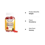 Fiber Gummies for Adults 4g, Daily Prebiotic Gummy Fiber Supplement, Digestive Health Support - Plant Based Soluble Fiber, Supports Regularity & Digestion for Adults Non-GMO - 60 Gummies - Image 2