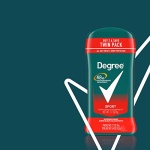 Degree Men Original Antiperspirant Deodorant for Men, Pack of 2, 48-Hour Sweat and Odor Protection, Sport 2.7 oz - Image 7