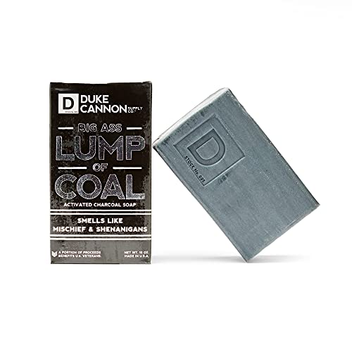 41oK5r65RsL.jpg Duke Cannon Big Brick Lump of Coal Soap Bars (Lump Of Coal, 10 Ounce (Pack of 1)) - Image 1