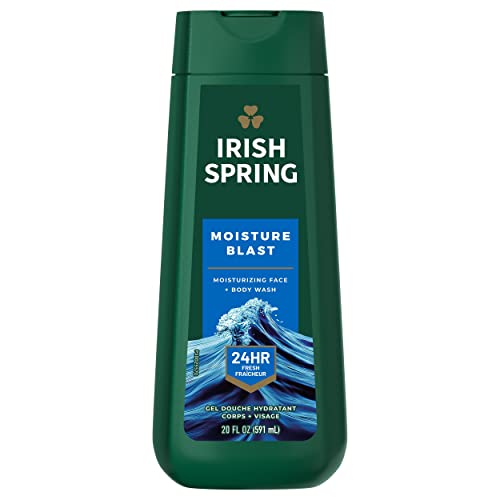 41yr8c52c0L.jpg Irish Spring Moisture Blast Body Wash for Men, 20 Oz - Image 1