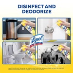 Lysol Disinfectant Spray, Sanitizing and Antibacterial Spray, For Disinfecting and Deodorizing, Lemon Breeze, 19 Fl Oz (Pack of 2), Packaging May Vary - Image 4