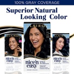 Clairol Nice'n Easy Permanent Hair Dye, 3 Brown Black Hair Color, Pack of 1 - Image 4