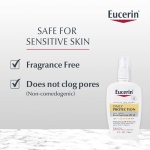 Eucerin Daily Protection Face Lotion - Broad Spectrum SPF 30 - Moisturizes and Protects Sensitive, Dry Skin - 4 fl. oz. Pump Bottle - Image 6