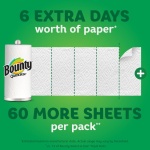 Bounty Quick-Size Paper Towels, White, 12 Family Triple Rolls = 36 Regular Rolls - Image 4