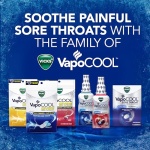 Vicks VapoCOOL Max Strength Sore Throat Drops, Fast Relief, Soothes Pain from Cough, Menthol, Winterfrost - 225ct - Image 4
