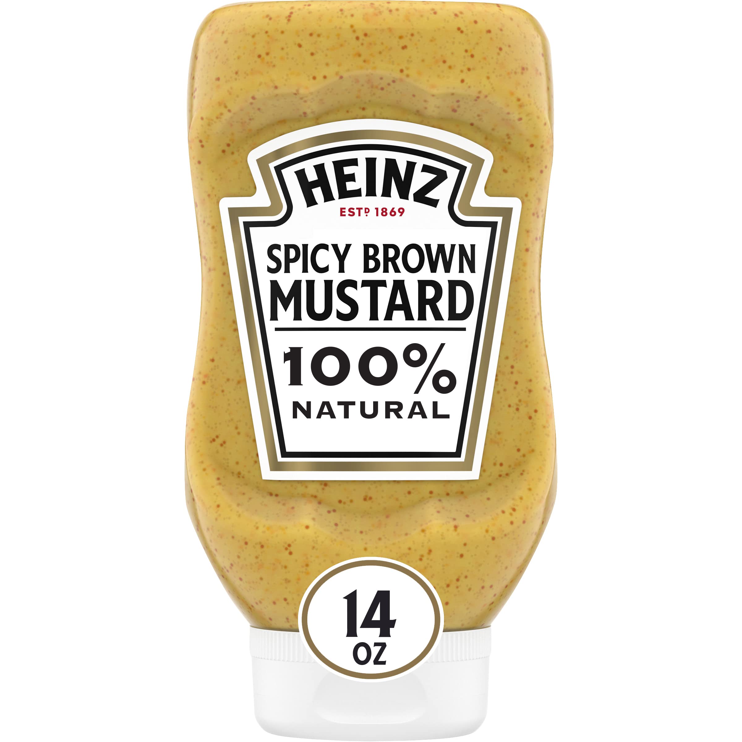 Version 1.0.0 Heinz 100% Natural Spicy Brown Mustard (14 oz Bottle) - Image 1