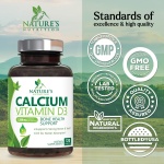 Calcium 1200 mg Plus Vitamin D3, Bone Health & Immune Support - Nature's Calcium Supplement with Extra Strength Vitamin D for Extra Strength Carbonate Absorption Dietary Supplement - 120 Tablets - Image 7