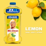 Mr. Clean 2X Concentrated Multi Surface Cleaner with Lemon Scent, All Purpose Cleaner, 41 fl oz - Image 4