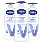 Vaseline Intensive Care Unscented Advanced Repair Body Lotion - Ultra-Hydrating with Lipids for Extremely Dry Skin, 20.3 oz, Pack of 3 - Image 9