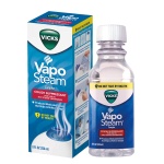 Vicks VapoSteam Medicated Liquid with Camphor, a Cough Suppressant, 8 Oz – VapoSteam Liquid Helps Relieve Coughing, for Use in Vicks Vaporizers and Humidifiers