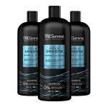 TRESemmé Shampoo Smooth and Silky 3 Count Tames and Moisturizes Dry Hair With Moroccan Argan Oil For Professional Quality Salon-Healthy Look And Shine 28 oz