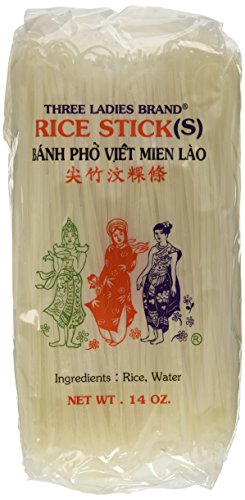 Three Ladies Rice Stick size small (S).14 oz Package (3 Pack)