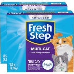 Fresh Step Advanced Multi Cat Clumping Litter with Febreze Freshness, Fresh Step Clumping Cat Litter Extra Strength Formula, 37 lbs. (2 x 18.5 lb. Box) - Image 3