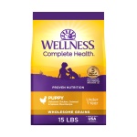 Wellness Complete Health Dry Puppy Food, Chicken, Salmon & Oatmeal, 15-Pound Bag