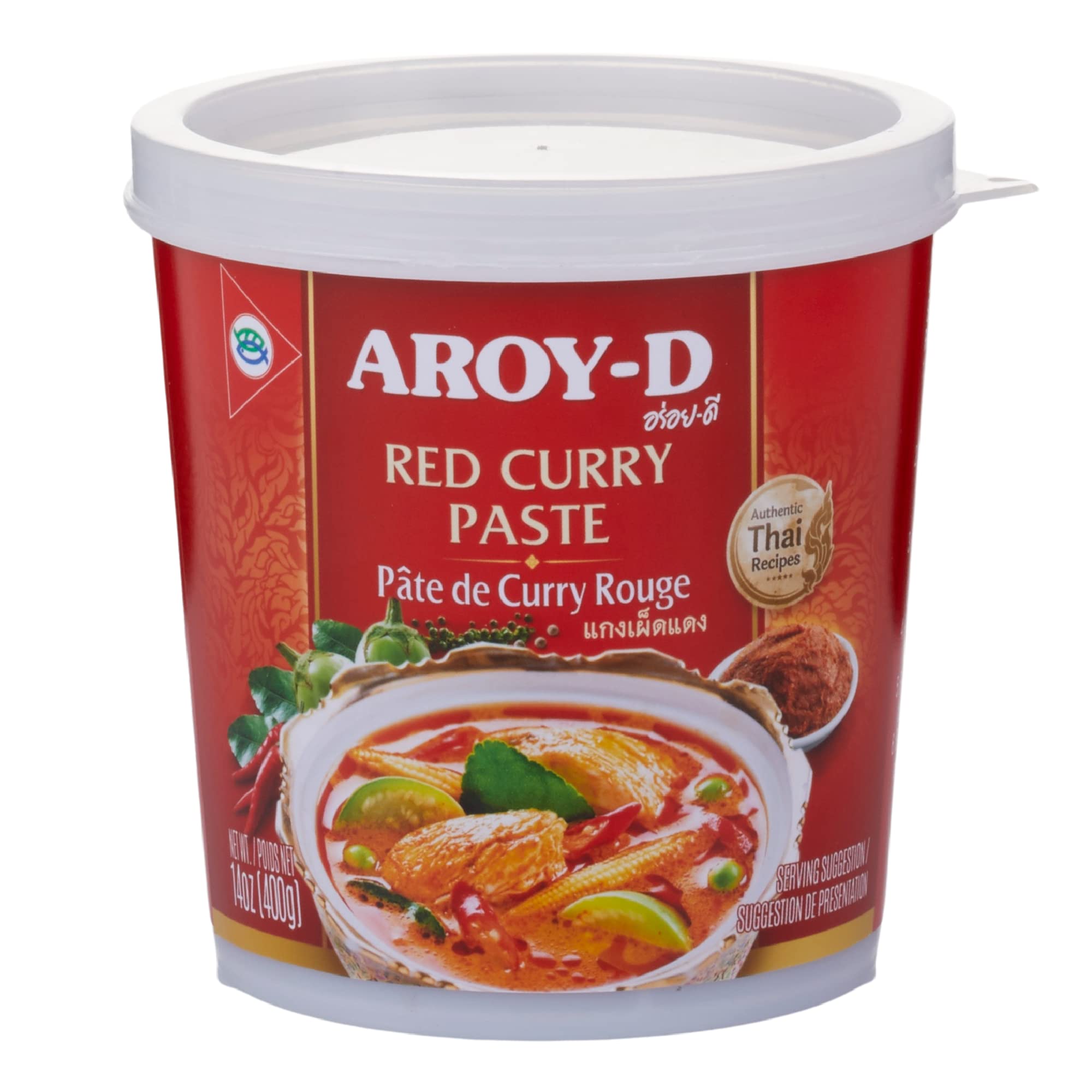 71E1aDyHeYL.jpg Aroy-D 14oz Aroy D Red Curry Paste, 14 Ounce - Image 1