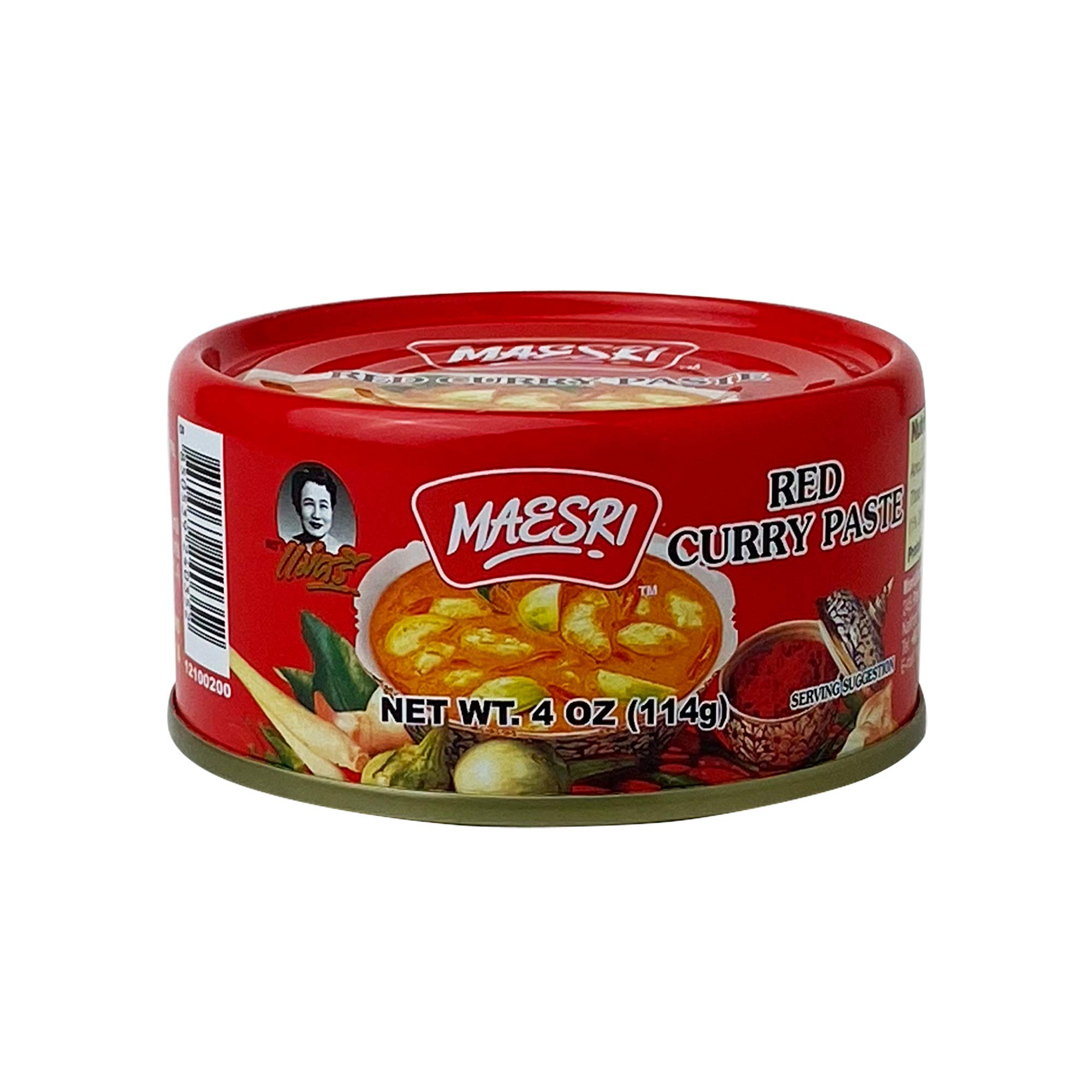 Version 1.0.0 MaeSri Red Curry Paste, 4 Ounce (Pack of 48) - Image 1