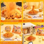 SAMYANG Buldak Quattro Cheese Ramen Hot Chicken Flavor Ramen Pack of 10 (145g x5) - Image 2